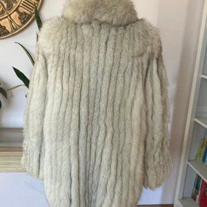 Saga furs genuine fox coat size M